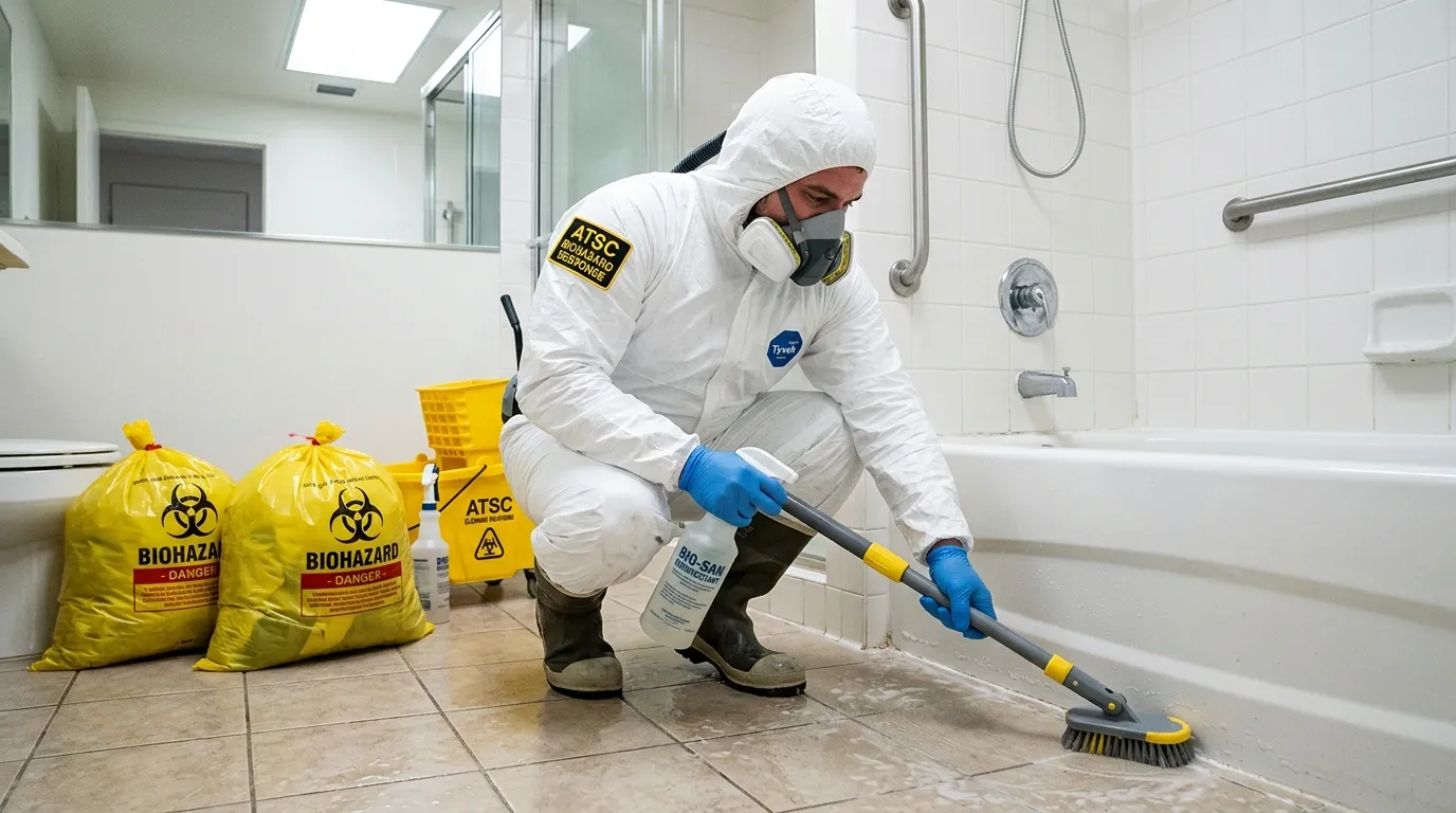 Decontamination equipment deployed for Blood Cleanup in Pound Ridge